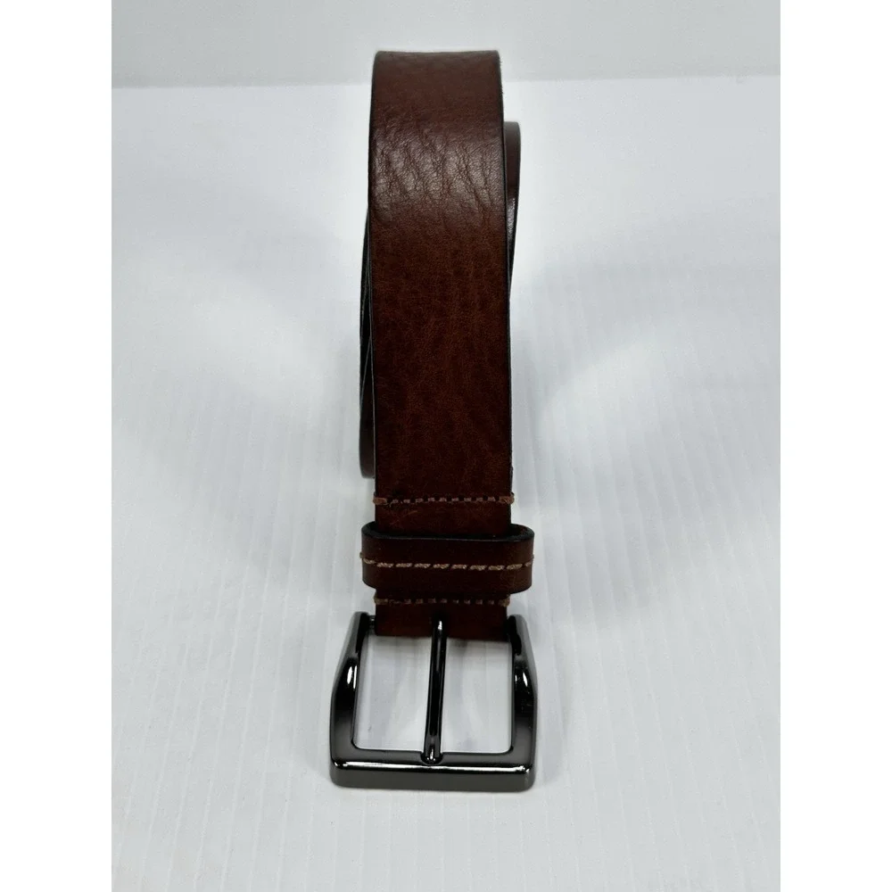 Jos A Bank Genuine Italian‎ Leather Belt Men Tan Brown Handcrafted USA Size 38